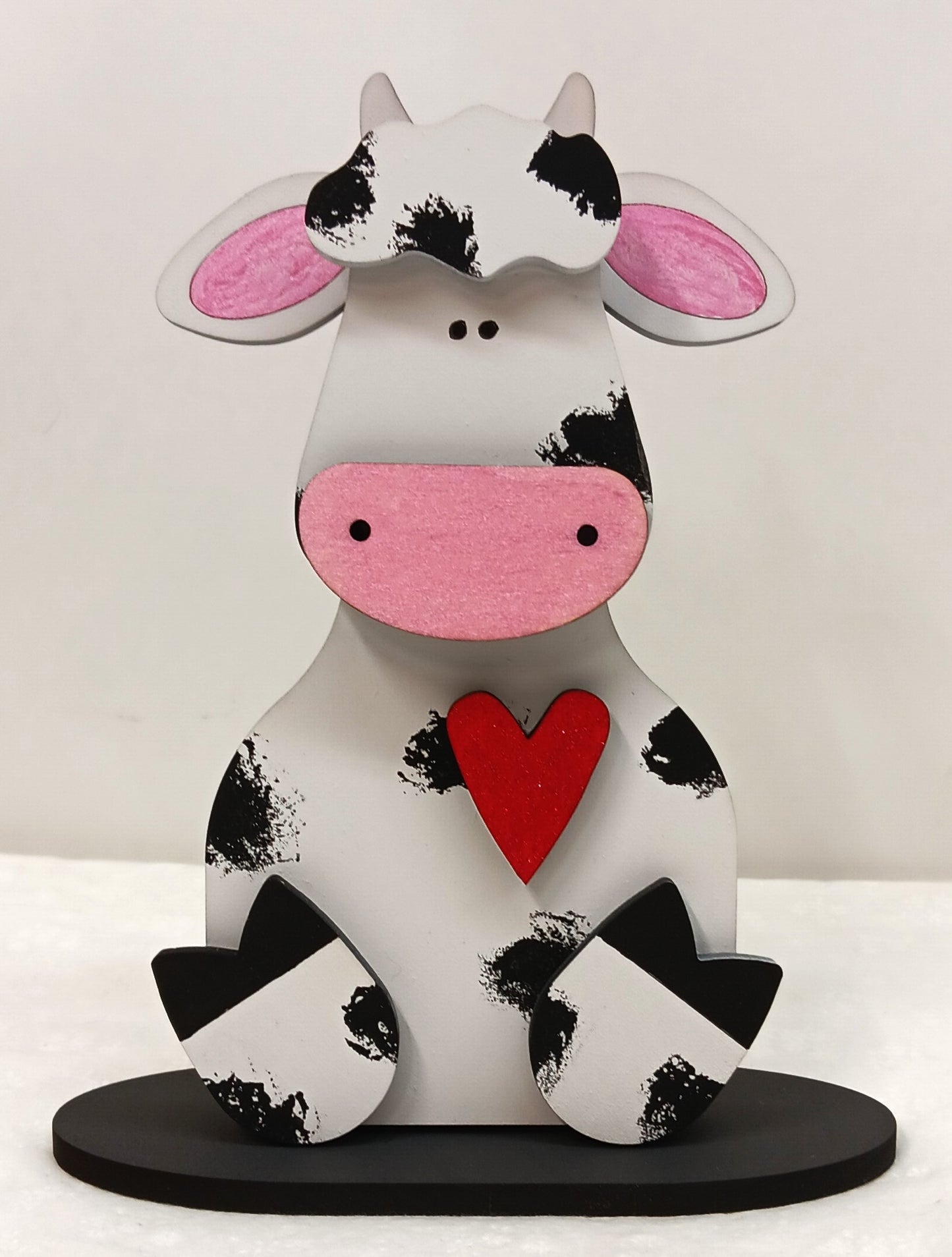 Holstein Cow Shelf Sitter