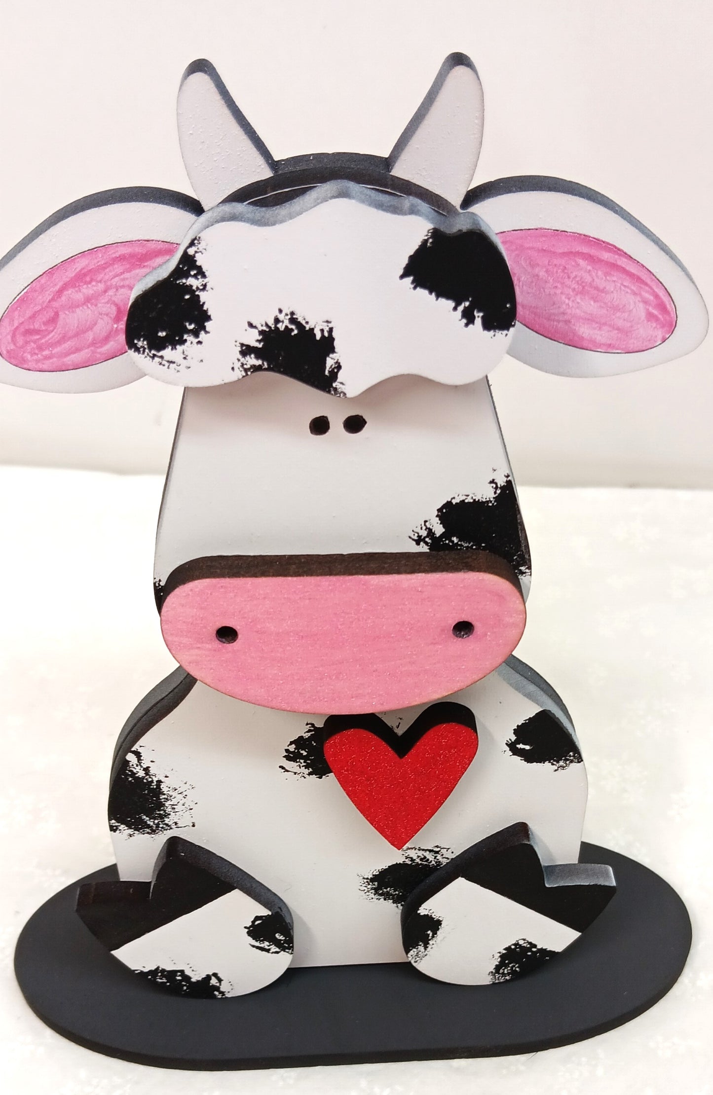 Holstein Cow Shelf Sitter