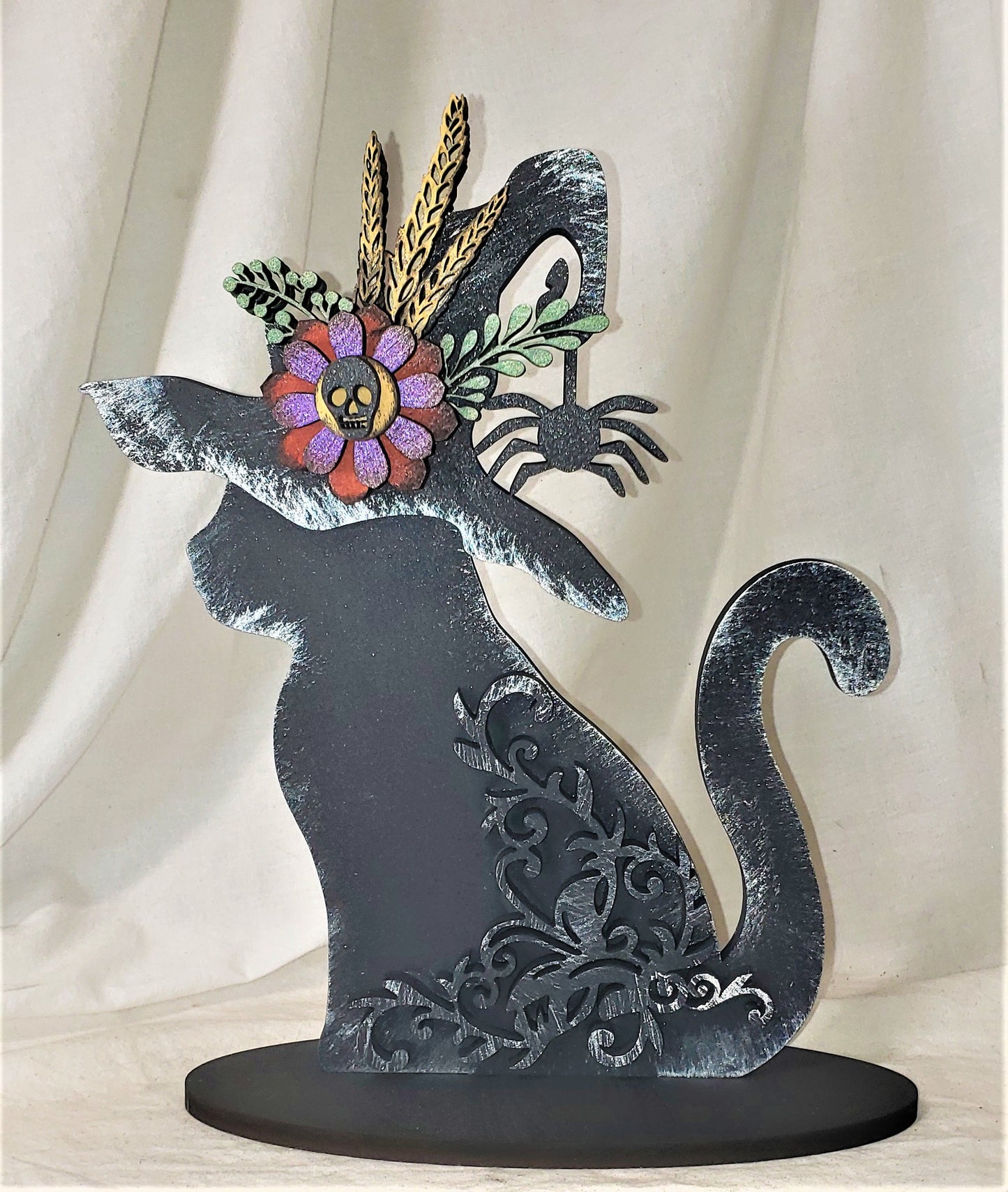 Black Cat Halloween Decor