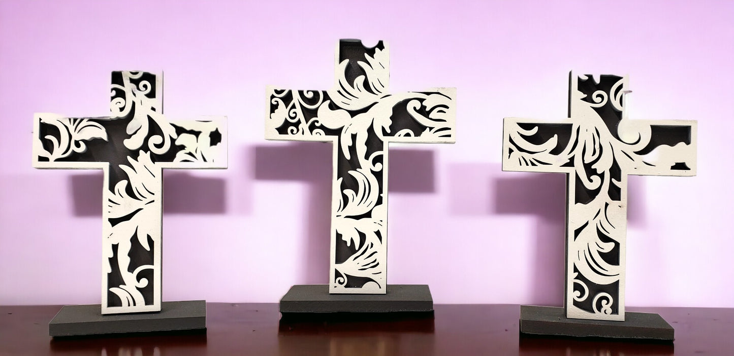 Floral Cross Set