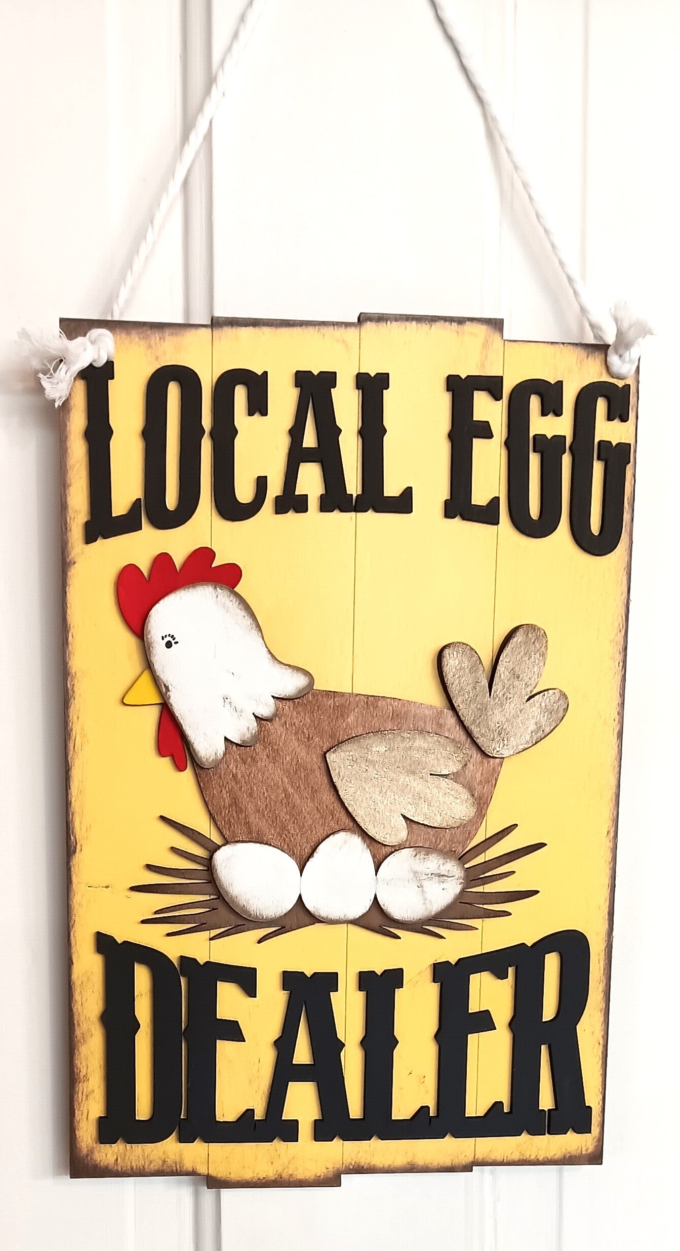 Local Egg Dealer Sign