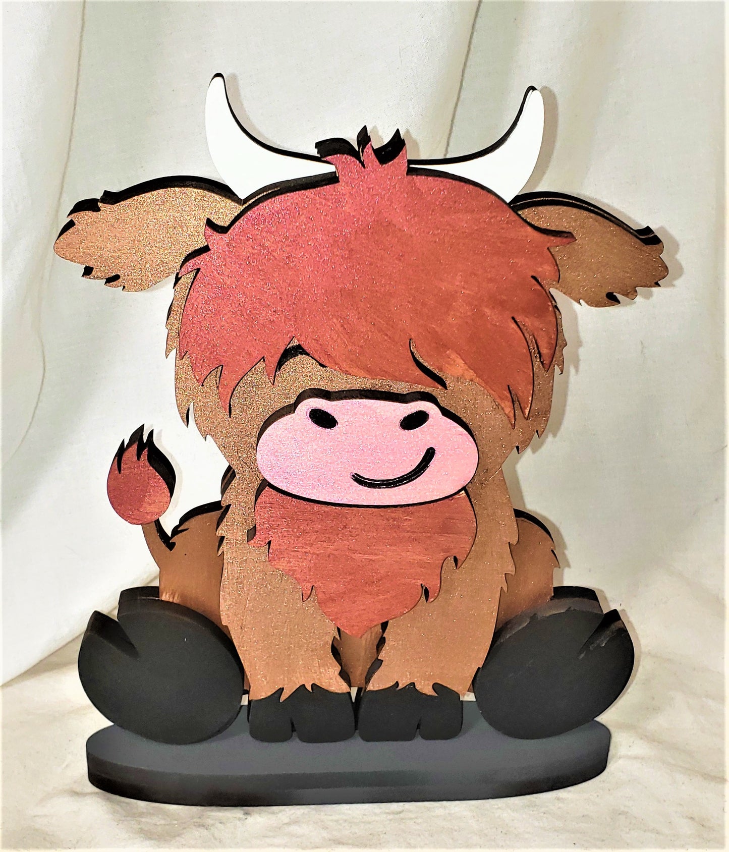 Highland Cow Shelf Sitter