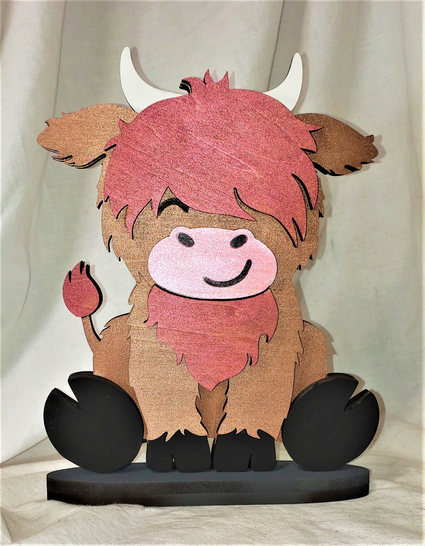 Highland Cow Shelf Sitter