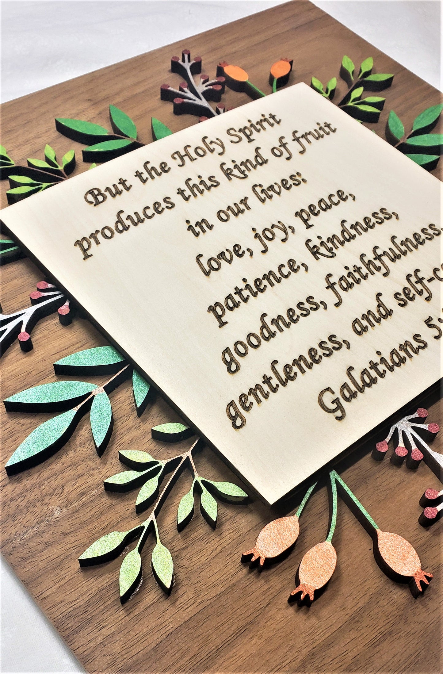 Fruits of the Spirit Floral Art
