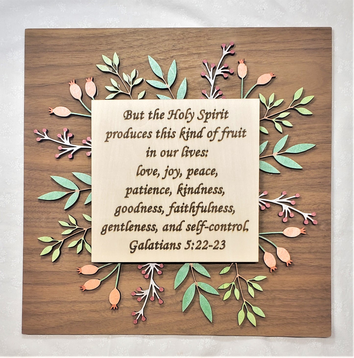 Fruits of the Spirit Floral Art