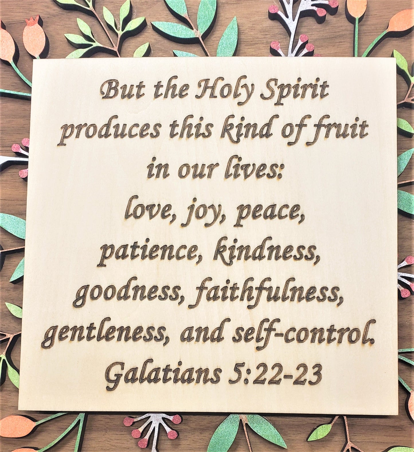 Fruits of the Spirit Floral Art