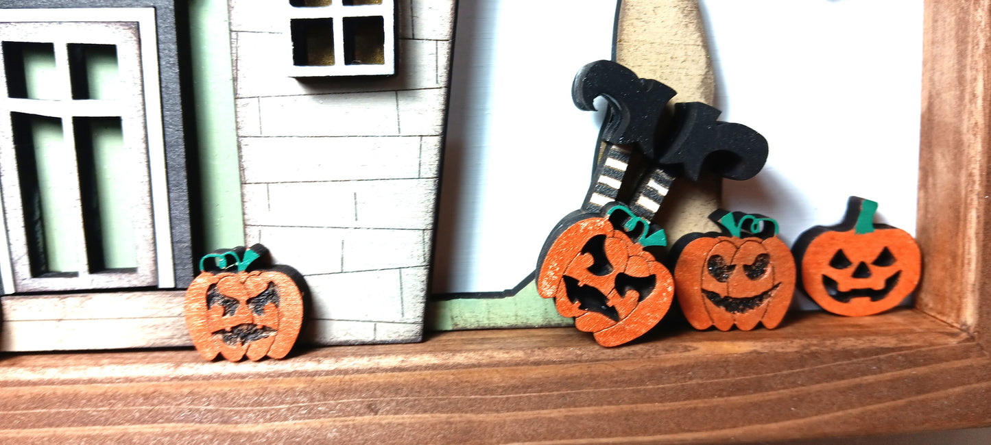 Haunted House Halloween Sign