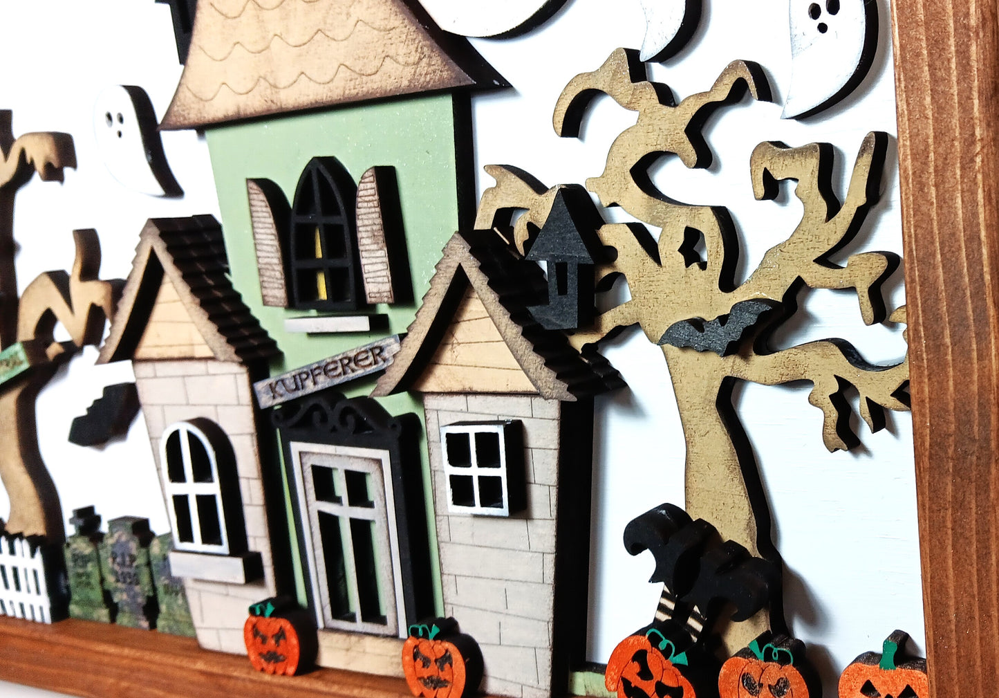 Haunted House Halloween Sign