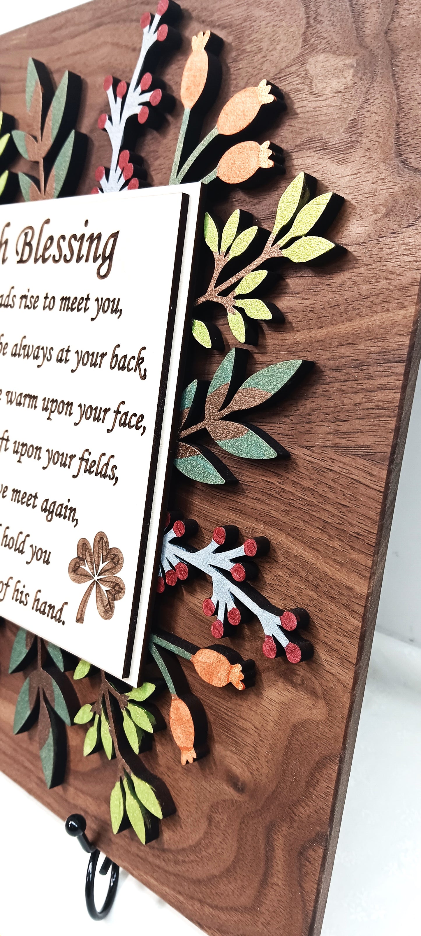 An Irish Blessing Floral Wall Art