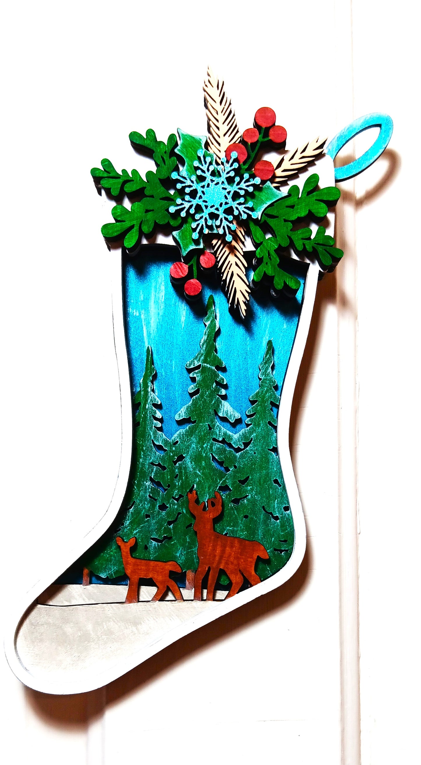 Christmas Stocking Door Hanger