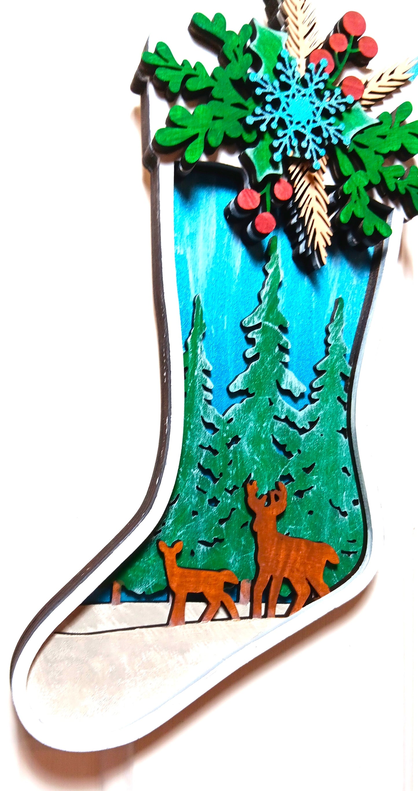 Christmas Stocking Door Hanger