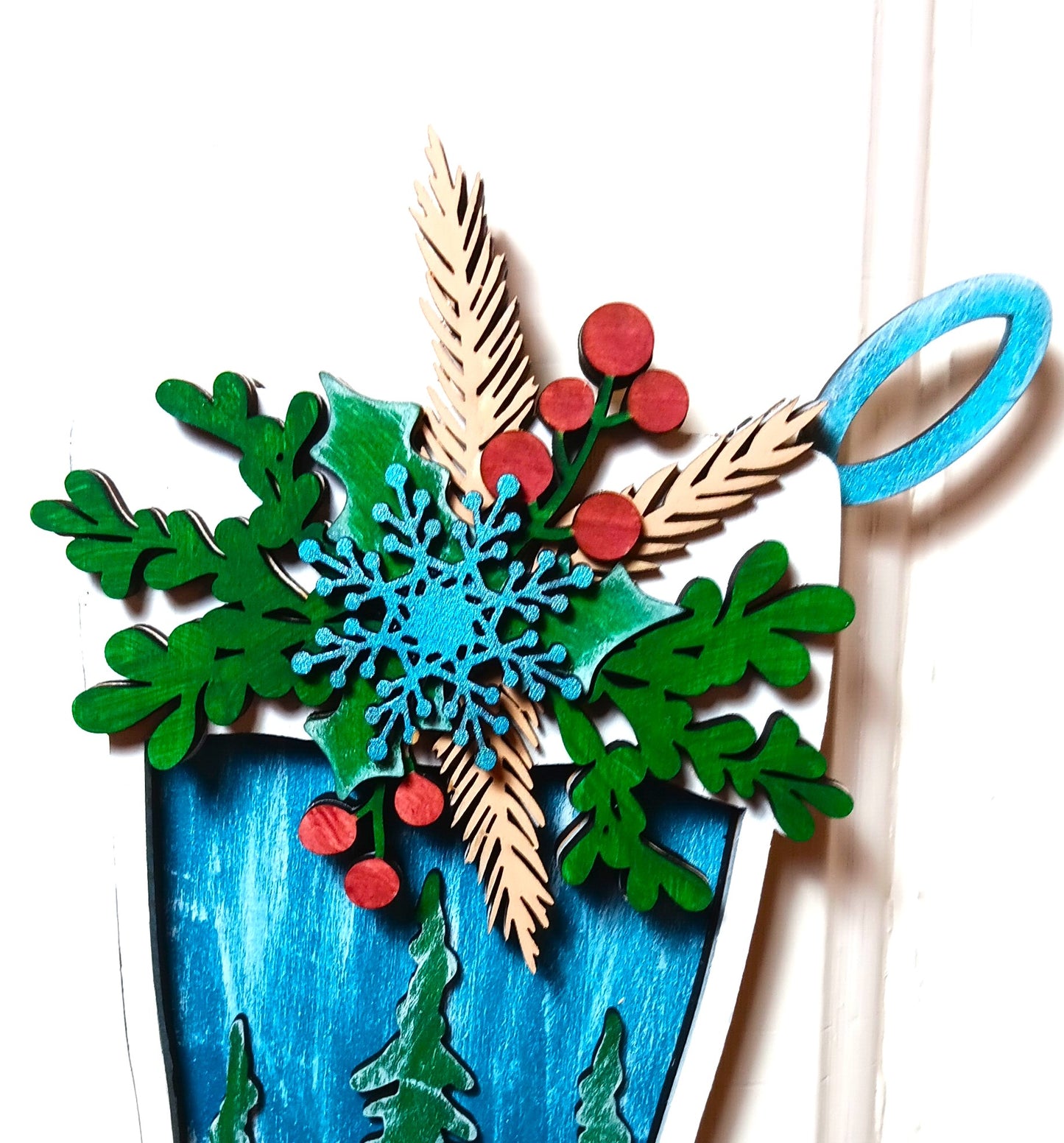 Christmas Stocking Door Hanger