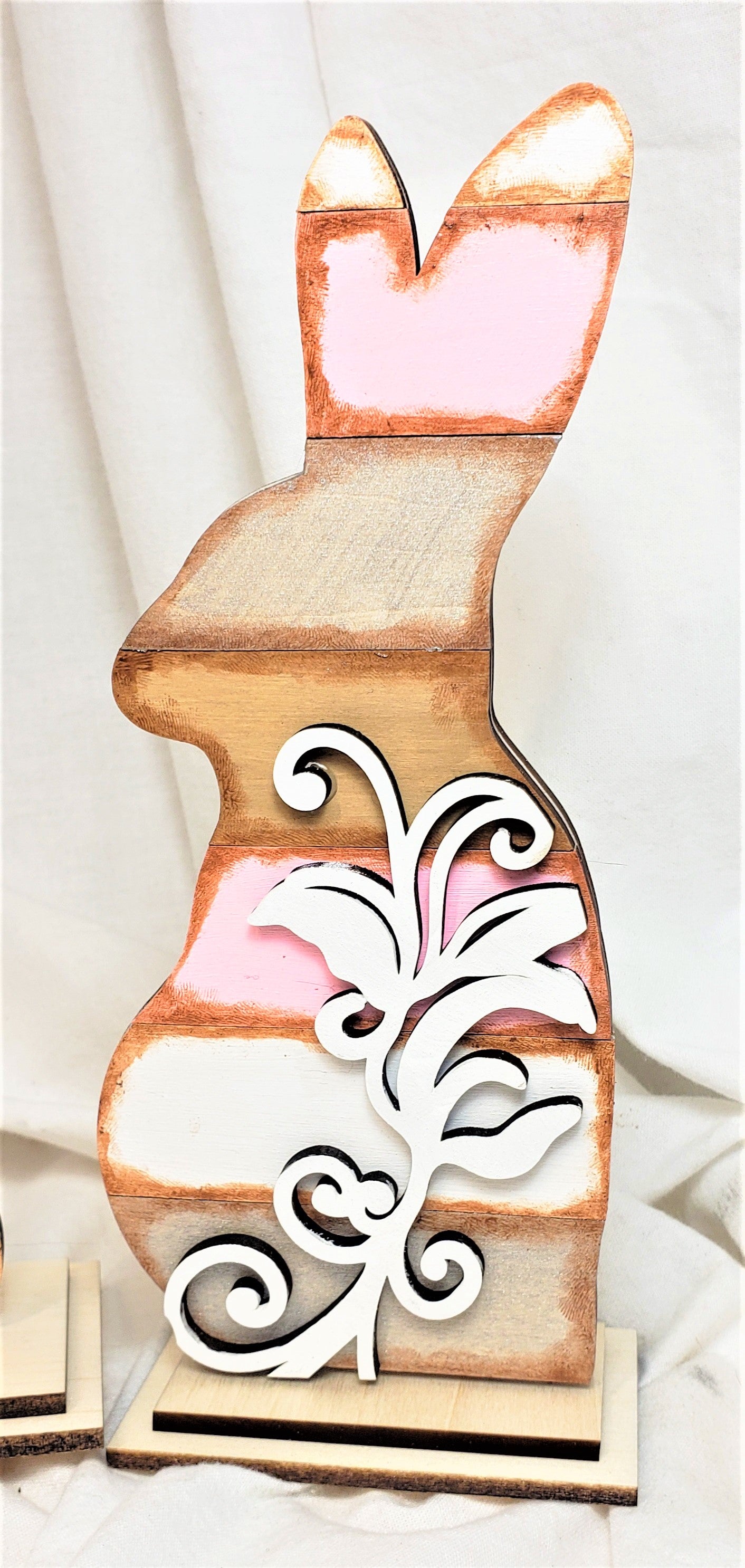 Easter Bunny Decor - Spring Wood Display