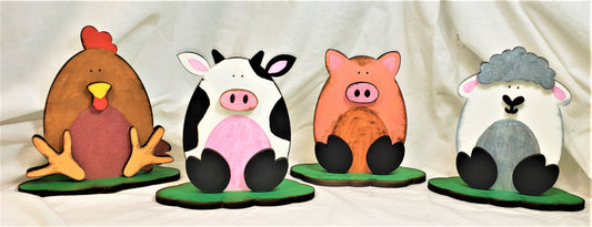 Farm Animal Shelf Sitters