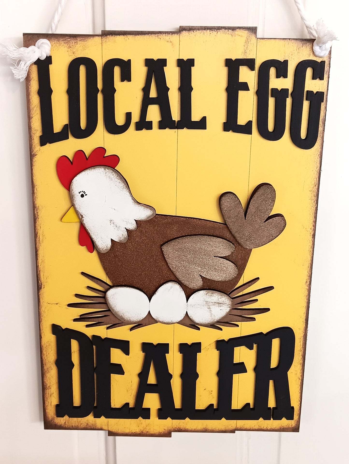 Local Egg Dealer Sign