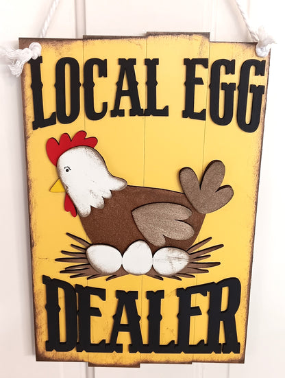 Local Egg Dealer Sign