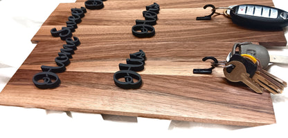 His, Hers & Pawprint Key/Leash Holder