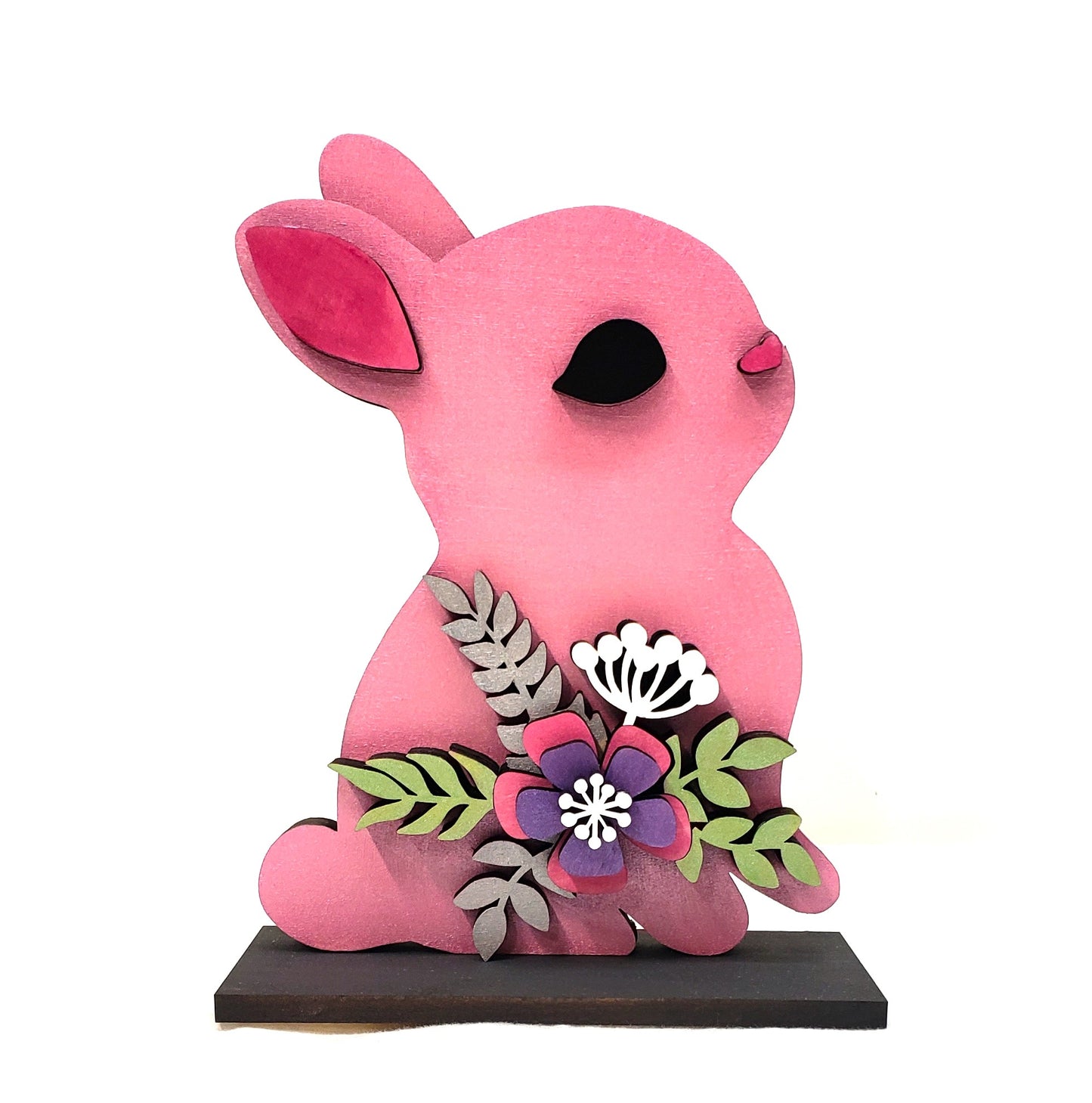 Easter Bunny With Flowers