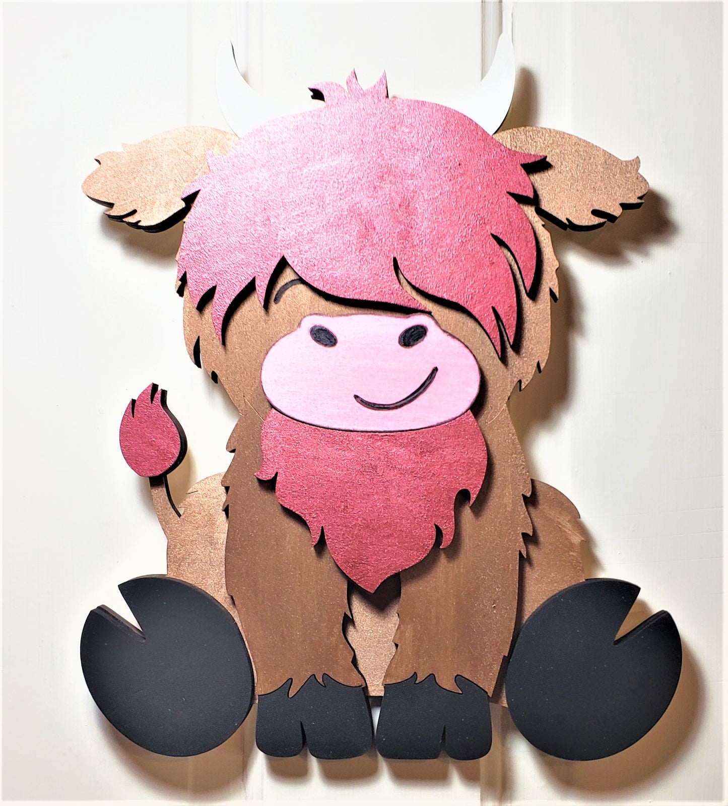 Highland Cow Hanging Wall Decor