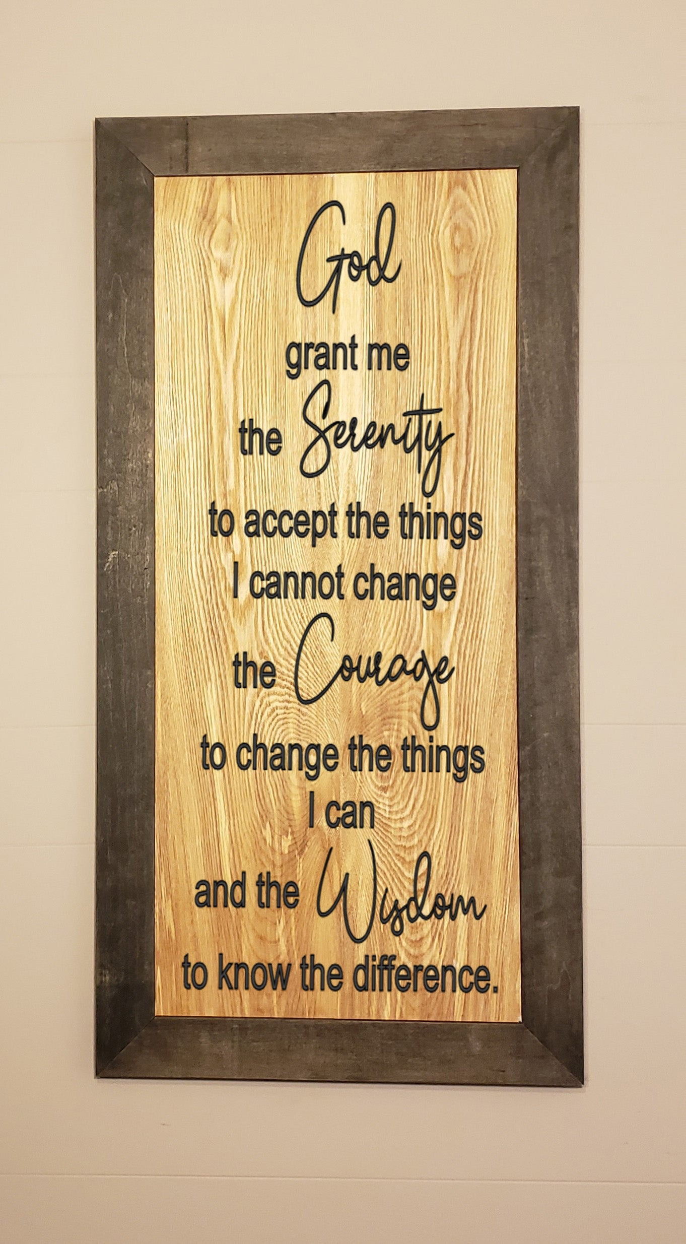 Serenity Prayer Wall Art