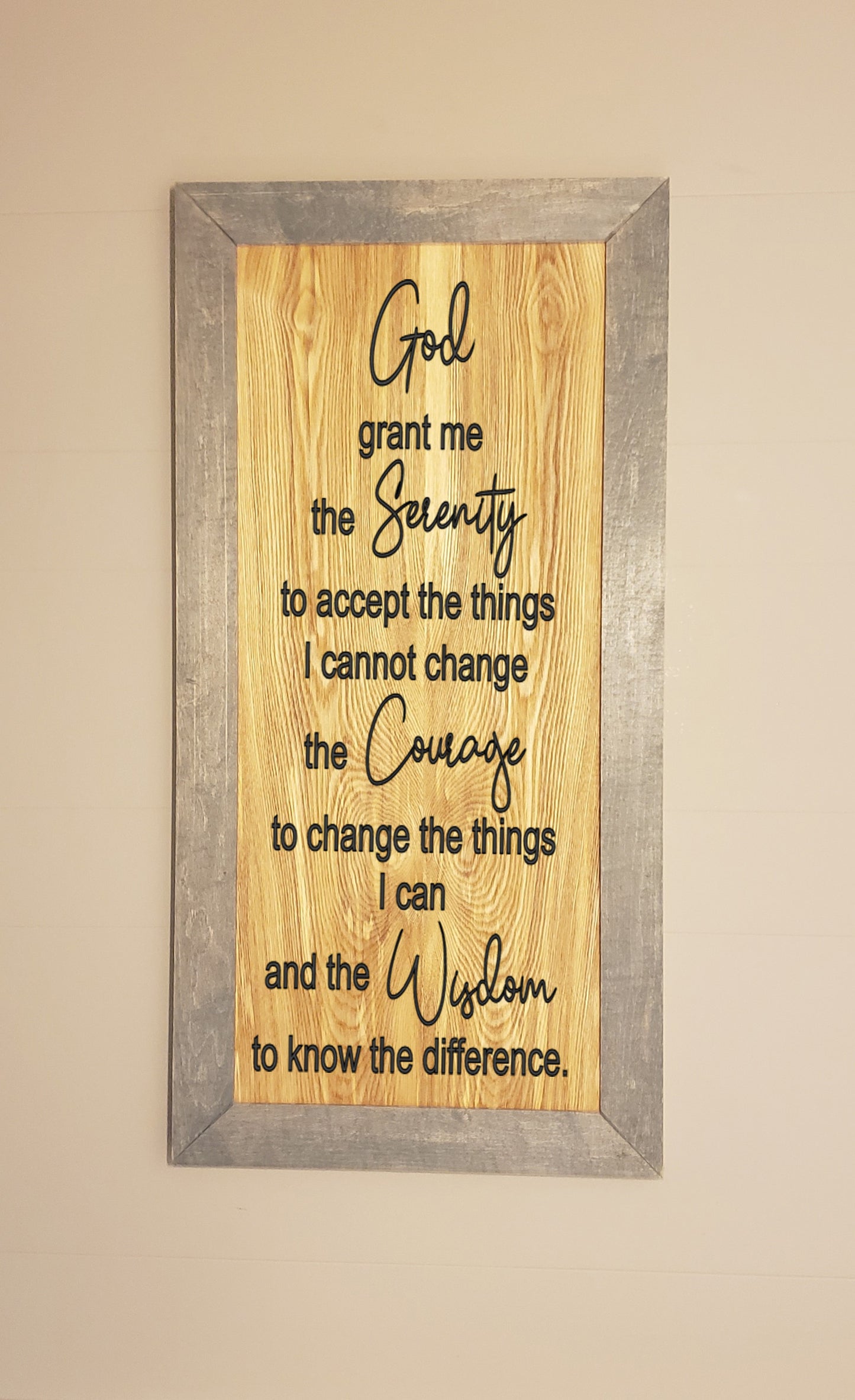 Serenity Prayer Wall Art